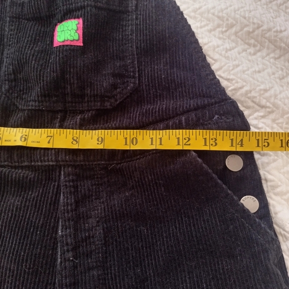 Empyre Suzie Black Corduroy Overalls Sz S - Picture 10 of 11